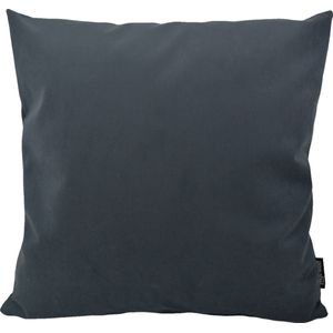 Fox Hydro Black / Zwart Kussenhoes | Vlekbestendig - Waterafstotend | Polyester/Katoen | 45 x 45 cm