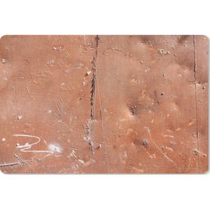 Muismat - Mousepad - Metaal - Roest - Vintage - 27x18 cm - Muismatten