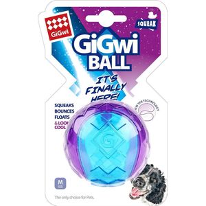 GiGwi GiGwi BALL SQUEAK Hondenspeelgoed - 6cm - Blauw -Duurzaam -  Ontwikkeling Intelligentie