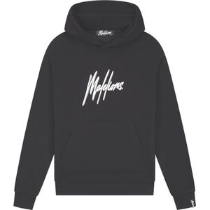 Malelions Duo Essentials Hoodie Heren Zwart - Maat: S