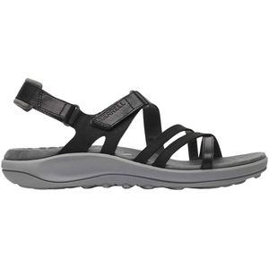 Merrell - Harbor Backstrap Sandalen - Zwart - Volnerf Leer - Draagcomfort