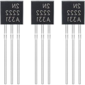 Trankielo - 50 stuks transistors voor schakel- en versterkertoepassingen, NPN type, 600 mA 40 V TO-92
