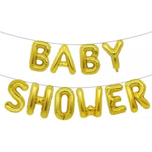 Babyshower Versiering Pakket - Letter Ballonnen - Luxe Baby Shower Helium Balonnen Set - Baby Shower Folie Ballon - Geboorte - Feest - Cadeau