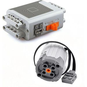 DW4Trading XL Motor + Batterijhouder - 6x AA - Serie 8882 + 8881- Compatibel met Grote Merken