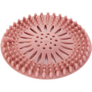 Finnacle - Roze Silicone Afvoerzeefje voor Keuken en Badkamer - Anti-Haar - Anti-Verstopping - Ontstopper - Gootsteen Zeef - Afvoerfilter - Afvoerstop