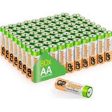 GP Super Alkaline batterijen AA mignon penlite LR06 batterij 1.5V - 80 stuks - AA batterij