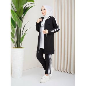 Lange trainingspak voor hijab islamitic pak Official Trainingspak Track suit Dames Trainingspak Dames Set Merk MMH Set Fashion Casual Trainingspak Dames Kleding -L