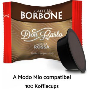 Caffè Borbone Don Carlo Rossa/Rood (100st Lavazza a modo mio compatible)