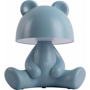 Leitmotiv Tafellamp Bear - Blauw - 22x17x27cm - Scandinavisch