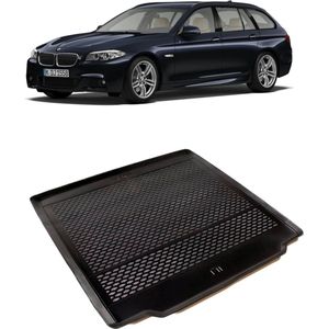 Kofferbakmat - kofferbakschaal op maat voor BMW 5 Serie Touring F11 - G30 - Station (2010 t/m 2016) - hoogwaardig kunststof - waterbestendig - gemakkelijk te reinigen en afspoelbaar