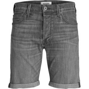 JACK & JONES Chris Wood Shorts regular fit - heren shorts - grijs denim - Maat: L