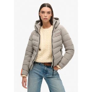 Superdry - Gewatteerd jack van microvezel met capuchon - Dames - Gewatteerde jassen