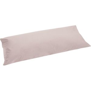 Yumeko kussensloop percal bleek roze 40x80 - Bio, eco & fairtrade - 1 stuk