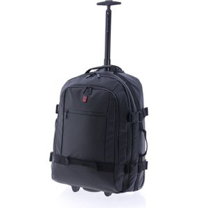 Gladiator Polar Handbagage Laptop Rugzak Trolley - 55 cm - 14 inch - Zwart