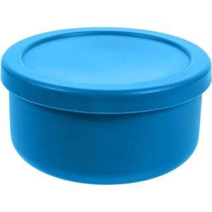 Gistbak voor pizzadeeg met deksel - Siliconen fermentatiecontainer (700 ml, blauw)