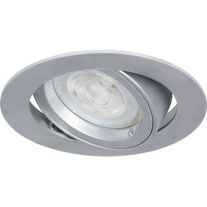 Ledmatters - Inbouwspot zilver - Dimbaar - 4 watt - 350 Lumen - 4000 Kelvin - Koel wit licht - IP21 Stofdicht
