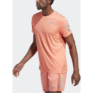 adidas Performance Own the Run T-shirt - Heren - Oranje - S