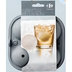 Silicone ijsblokjesbakje geschikt voor water, yoghurt, vers fruit, sappen en soepen - ijsbol vorm