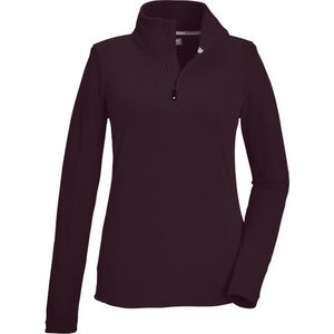 Killtec skipully dames - dames ski pully - 40880 - bordeaux - korte rits - maat 40