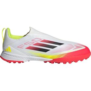 adidas Performance F50 League Veterloze Turf Voetbalschoenen Kids - Kinderen - Wit- 38