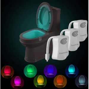 LED toilet light - toilet night light - Bathroom accessory set - Motion Sensor toilet battery night light