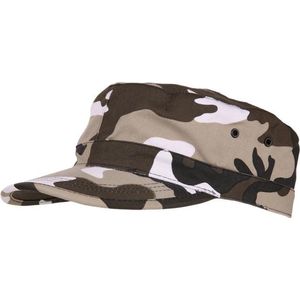 Veldpet camouflage zwart/wit urban-59cm