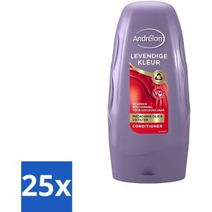 Andrélon - Levendige Kleur - Conditioner - Kleurbehoud - 250 ml - Bulkverpakking - 25 stuks