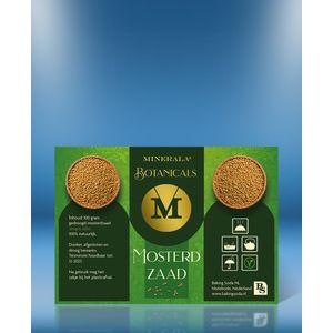 Mosterdzaad - 100 gram - Gele mosterdzaden – Minerala Botanicals