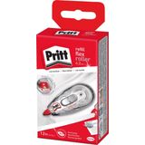 Pritt Correctieroller Refill - Hervulbare Case - Flexibele kop - 12 Meter