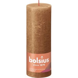 Bolsius Stompkaars Spice Brown Ø68 mm - Hoogte 19 cm - Kaneel - 85 Branduren