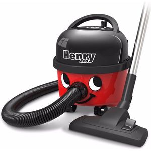 Numatic Henry HVR160 ECO Stofzuiger - Rood/Zwart, Eco motor, Gratis eco-brush