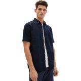 TOM TAILOR cotton linen shirt Heren Overhemd - Maat M
