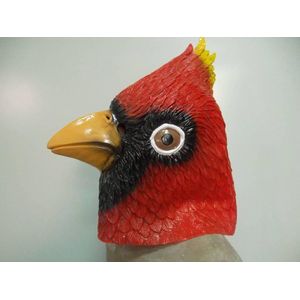 Vogelmasker (rode Specht / Kardinaal)