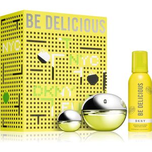 DKNY Be Delicious Gift Set Eau De Parfum 100 ml + Doucheschuim 150 ml + Miniature Eau De Parfum 7 ml