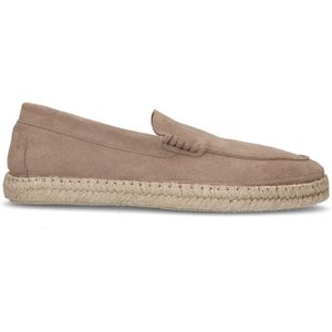 Manfield Suède Espadrilles Taupe