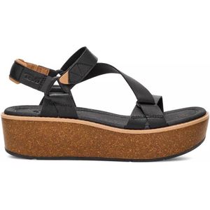 Teva Madera Wedge - dames sandaal - zwart