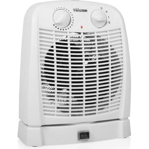 Tristar Elektrische campingkachel KA-5059 - Ventilatorkachel - 2 warmtestanden en ventilator - 1000|2000 Watt - Wit