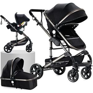 Kinderwagen 3 in 1 - Babywagen 3 in 1 - Wandelwagen - Kinderwagen 3 in 1 Incl Autostoel