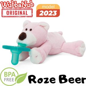 Wubbanub - Roze Beer - Speenknuffel - Babyknuffel - Fopspeen - Knuffel je speen - Soothie - Philips Avent