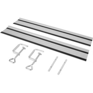 VONROC Geleiderail set voor mini cirkel- en invalzagen – 2x500mm (1000mm totaal) - 2 stuks – Voor S_CS503AC