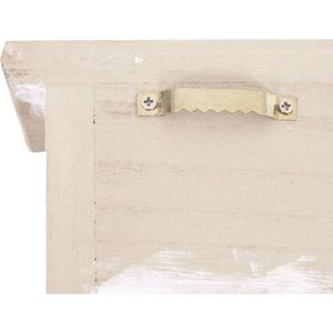 Toetsenbord MCW-A48, sleutelkastje met deurtjes, massief hout MVG-gecertificeerd ~ shabby beige