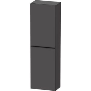 Duravit D-Neo halfhoge kast, deurscharnier aan beide zijden, 400x240x1320mm, greep diamantzwart, DE011804949