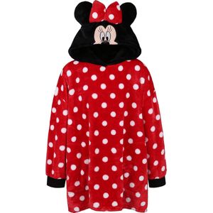 Disney Minnie Mouse - Meisjes Sweatshirt / badjas / hooded deken, Snuddie / 122-140