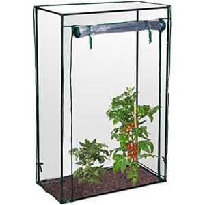 Tomatenkas - Tomaten kweekkas - Tomaten kas voor buiten - 150x100x50cm, staal, PVC-folie, transparant