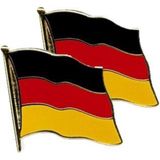 4x stuks pin broche Vlag Duitsland 20 mm - Duitsland feestartikelen en supporters artikelen