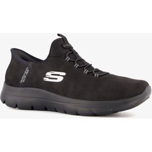 SKECHERS SUMMITS - UNKNOWN TRAIL 150254 BLK Sneakers Slip in Vegan zwaart voor dames