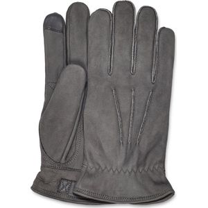 UGG M 3 Point Leather Glove Heren Handschoenen - Metaal - Maat L