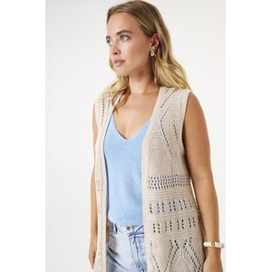 GARCIA Dames Vest Bruin Sleeveless