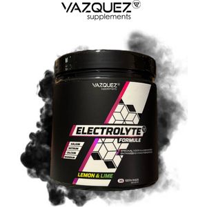 Elektrolyten - Lemon/Lime - Vochtbalans - Zweten - Vochtregulatie - Keto - Fasting - Elektrolyten poeder - Elektrolytes - elektrolyten - Natrium - Kalium - Magnesium - Hydratation -