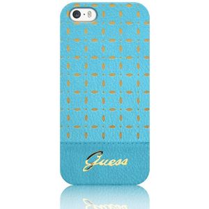 Guess Originele Gianina Collection Hardcase hoesje voor de achterkant van de Apple iPhone 5 / 5S - Blauw